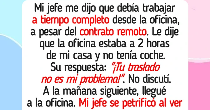 Mi jefe no quiso entender que vivo lejos, así que convertí la oficina en mi nuevo hogar