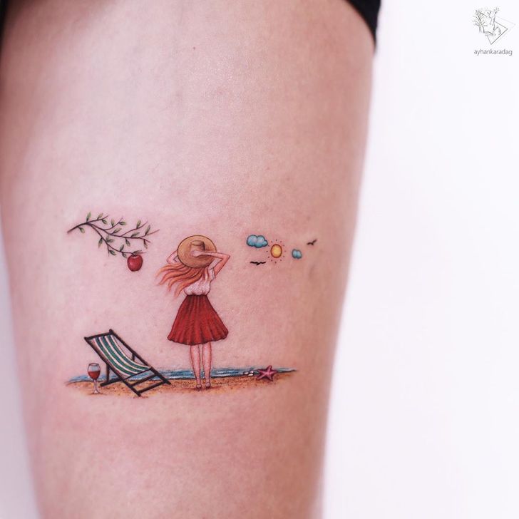 Artista realiza hermosos tatuajes que parecen inspirados en cuentos de hadas / Genial