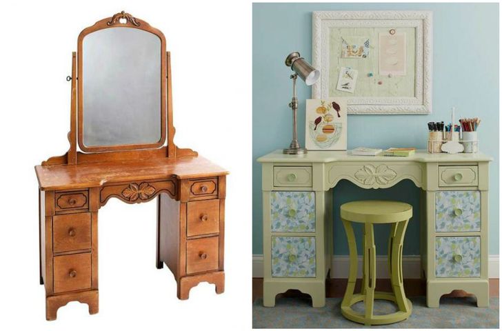 Ideas muy buenas para renovar muebles antiguos