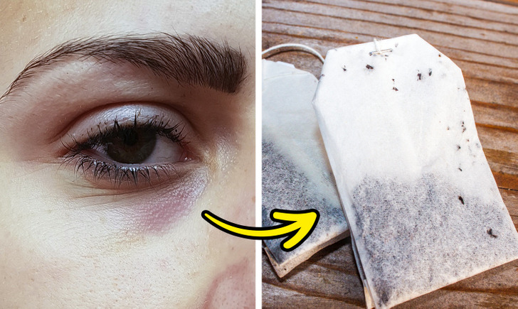 Usa así las bolsas de té para eliminar las ojeras y bolsas de los ojos