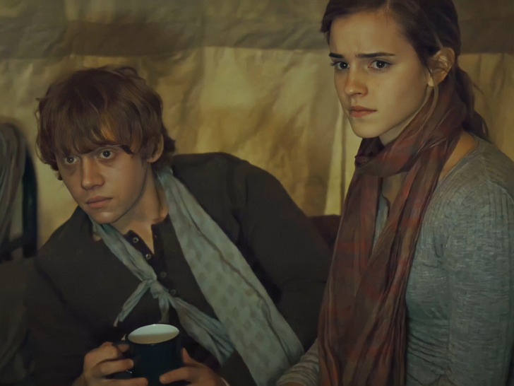 Una escena eliminada de Harry Potter demuestra algo de Ron y Hermione que  muchos ya pensaban