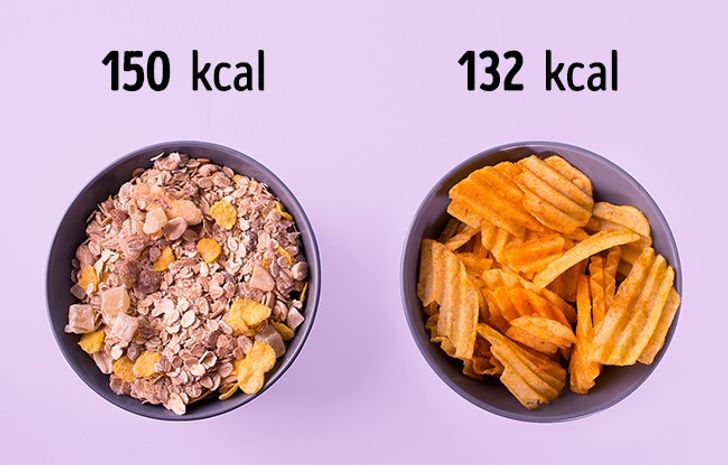 14 Comparaciones de comidas que te harán olvidar tu dieta