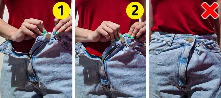 a prueba 10 trucos sobre arreglos de “jeans” para o desmentirlos