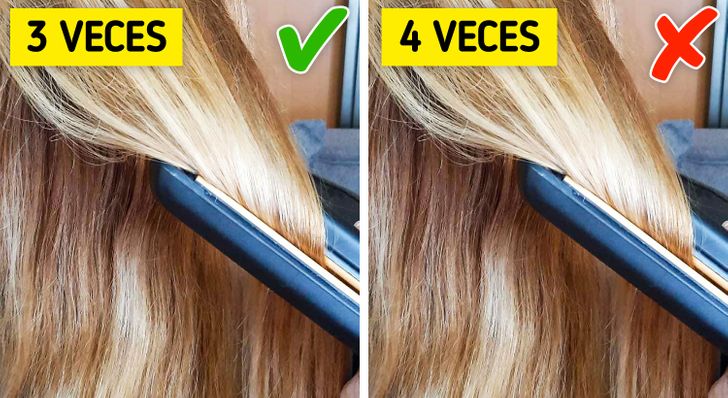 9 Errores que debes dejar de cometer con tu plancha de pelo para mantener tu cabello más sano