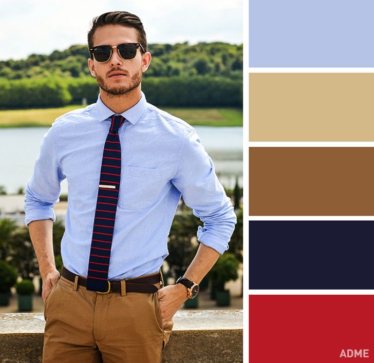 18 Combinaciones de colores para ropa masculina