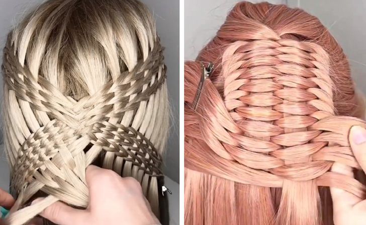 Una chica alemana crea impresionantes peinados que parecen patrones de  croché