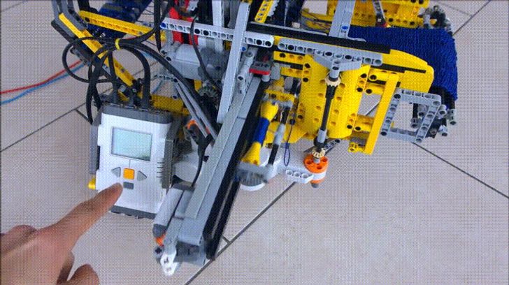 maquina de lego