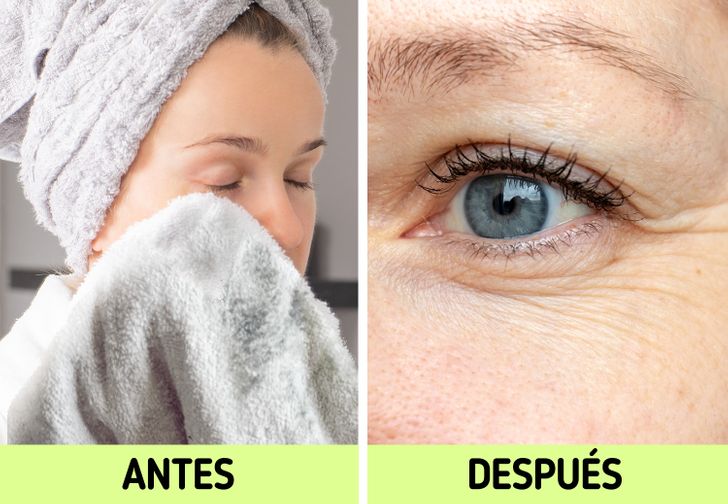 4 razones por las que jamás deberías secarte la cara con una toalla (aunque  la laves)