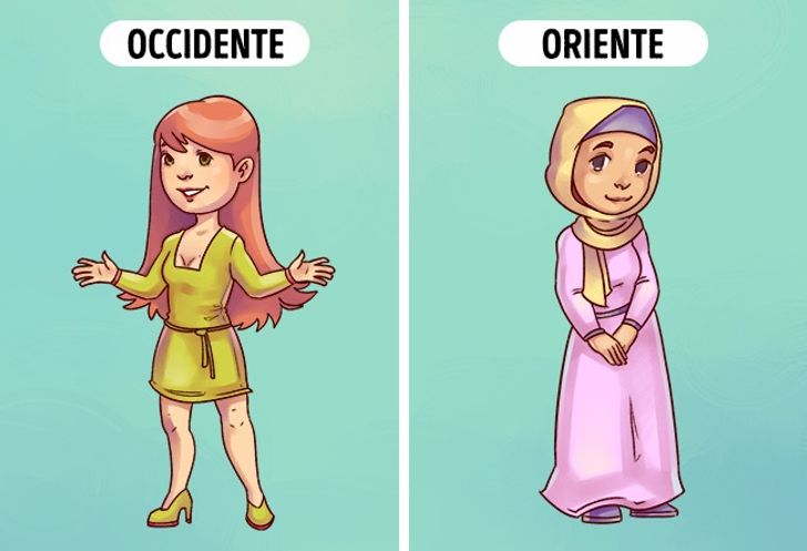 9 Encantadoras diferencias entre mujeres de Oriente y Occidente