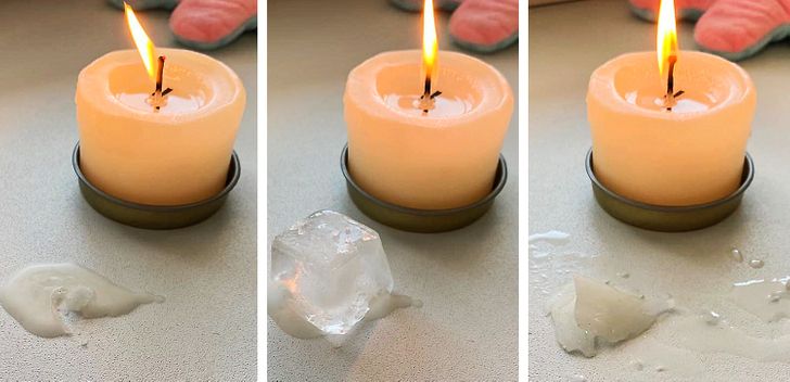El truco del congelador para quitar la cera que se pega de las velas