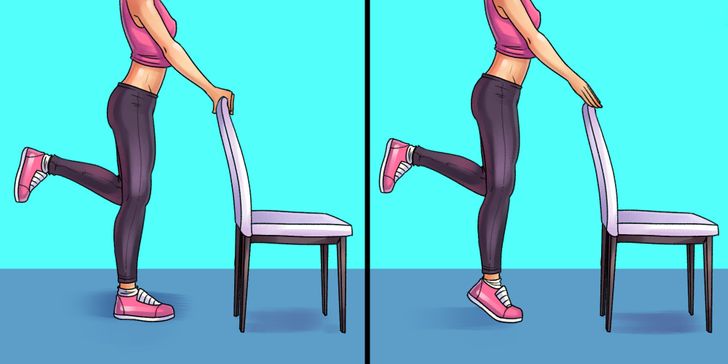 Si sufres de dolores en el pie, la rodilla o la cadera, aquí hay 6 ejercicios para deshacerte de ellos