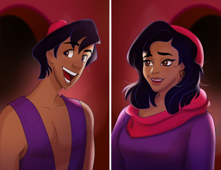 Así se verían 15 personajes de Disney si fueran mujeres, según nuestros  ilustradores / Genial