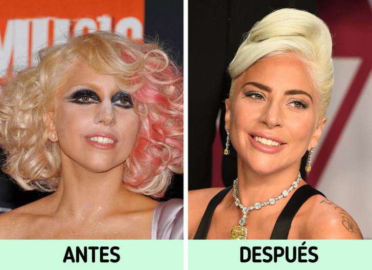 lady gaga antes y despues