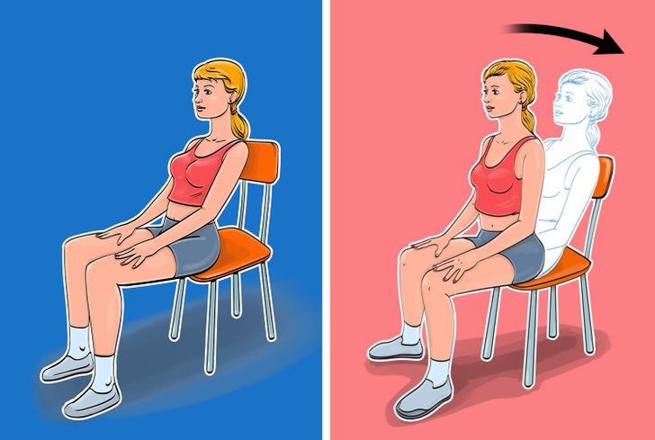 7 Ejercicios para un abdomen plano y una cintura de avispa, que puedes hacer sin levantarte de la silla