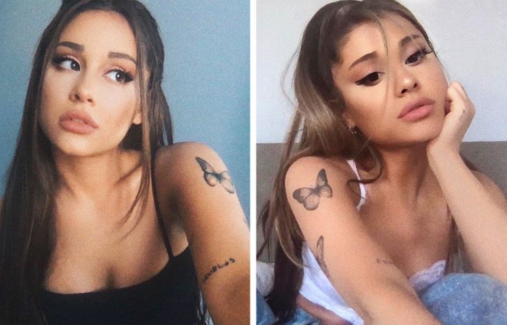 15+ Tatuajes que demuestran que Ariana Grande es la reina de la delicadeza