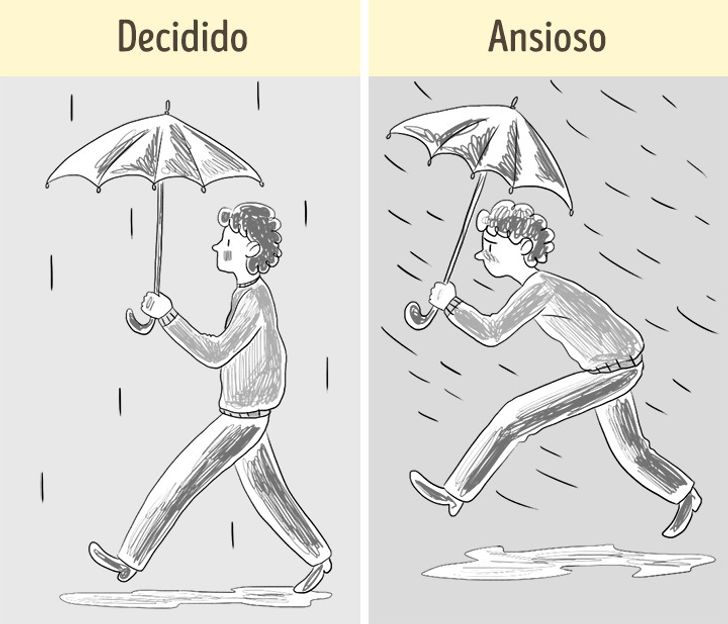 Dibuja a una persona bajo la lluvia y te diremos cómo enfrentas tus  problemas