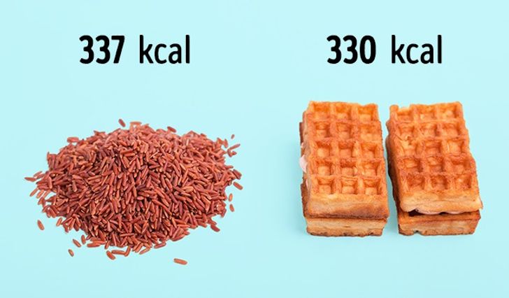 14 Comparaciones de comidas que te harán olvidar tu dieta