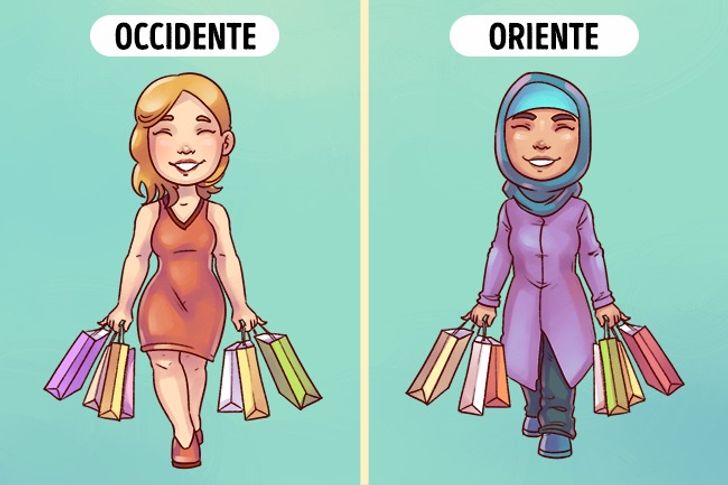 9 Encantadoras diferencias entre mujeres de Oriente y Occidente